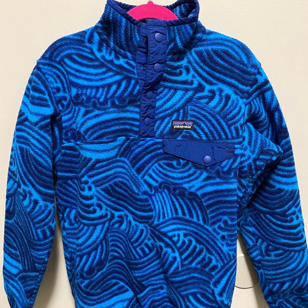 Kids Patagonia Synchilla Snap Tee Size M (10)